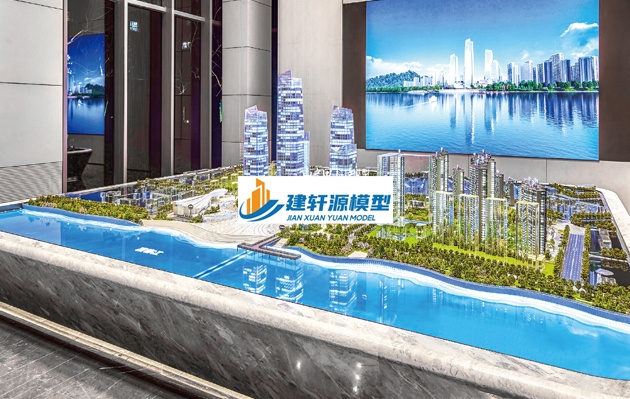 闽侯富春-金茂星外滩模型